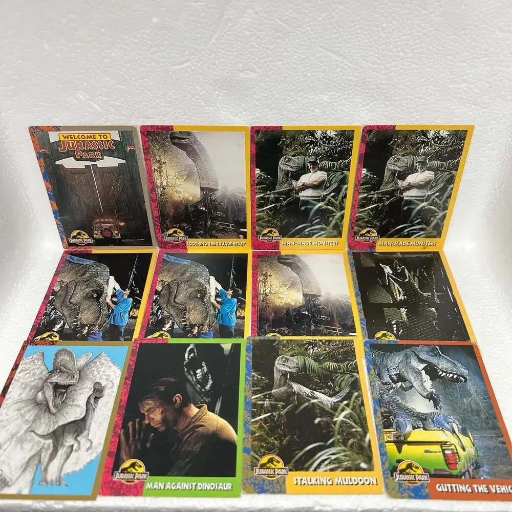 1993 Topps | Universal Studios - Jurassic Park Movie | Trading Cards LOT OF 42